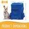 Show in main carousel: Canine Canyon Gio Airline Approved Backpack Dog Carrier, Bright Blue slide 2 of 9