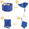 Show in main carousel: Canine Canyon Rufus Collapsible Wallet Travel Dog Bowl, Bright Blue, Medium, 6-cup slide 5 of 9