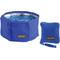 Show in main carousel: Canine Canyon Rufus Collapsible Wallet Travel Dog Bowl, Bright Blue, Medium, 6-cup slide 1 of 9