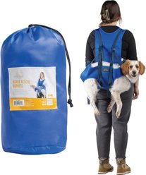 Canine Canyon Rover Rescue Dog Carry Support Harness, Bright Blue