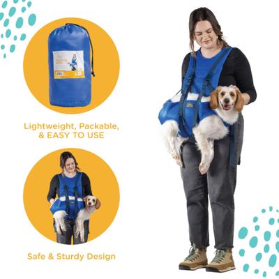 Show full view: Canine Canyon Rover Rescue Dog Carry Support Harness, Bright Blue slide 3 of 10