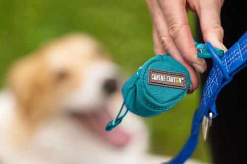 Show full view: Canine Canyon Bailey Dog Poop Bag Dispenser, Teal, Medium, Dispenser slide 8 of 10