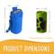 Show in main carousel: Canine Canyon Bailey Dog Poop Bag Dispenser, Bright Blue, Medium, Dispenser slide 2 of 9