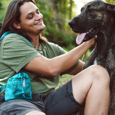 Show full view: Canine Canyon Buckley Dog Training Treat Bag, Teal slide 7 of 9