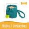 Show in main carousel: Canine Canyon Buckley Dog Training Treat Bag, Teal slide 2 of 9