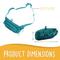 Show in main carousel: Canine Canyon Stella Dog Walking Waist Belt Bag, Teal, Medium, Pack slide 5 of 9