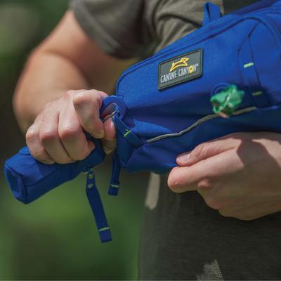 Show full view: Canine Canyon Stella Dog Walking Waist Belt Bag, Bright Blue, Medium, Pack slide 7 of 10