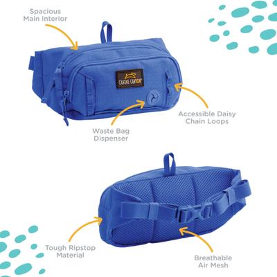 Show full view: Canine Canyon Stella Dog Walking Waist Belt Bag, Bright Blue, Medium, Pack slide 3 of 10