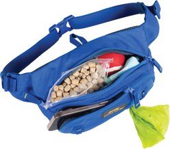 Canine Canyon Stella Dog Walking Waist Belt Bag, Bright Blue, Medium, Pack slide 1 of 9