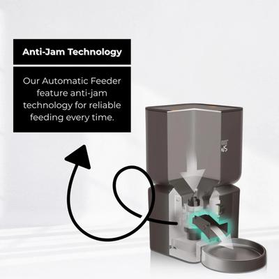 Show full view: Penthouse Paws Smart Maxx HD Automatic Dog & Cat Feeder, White slide 4 of 10