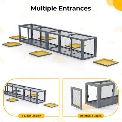 Show full view: Coziwow Wall Mounted Cat Tunnel, 2 count slide 5 of 10