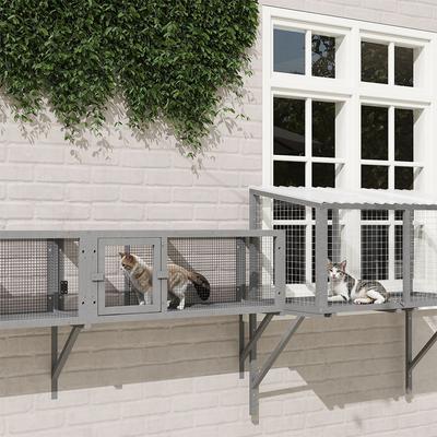 Show full view: Coziwow Wall Mounted Cat Tunnel, 2 count slide 9 of 10