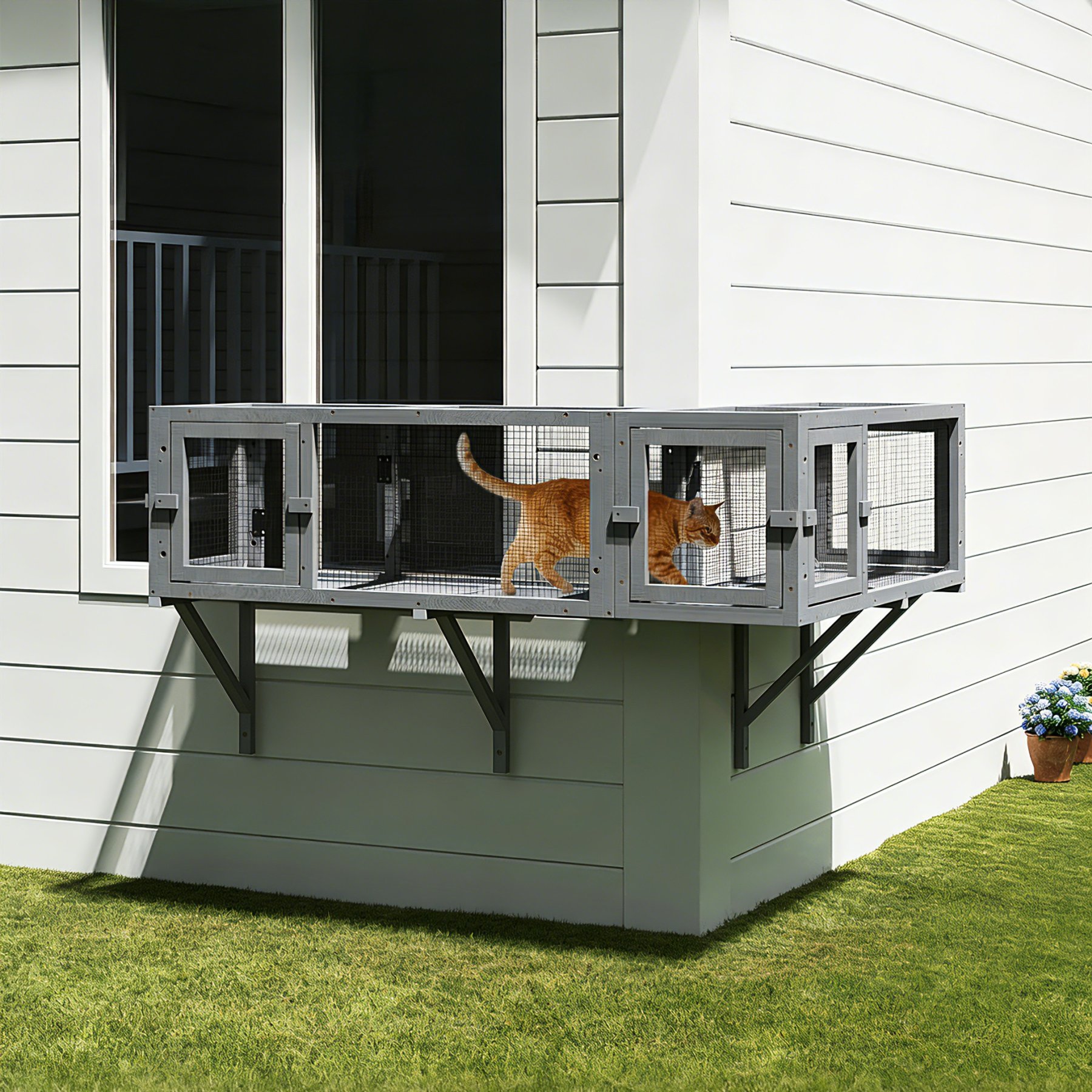 Coziwow Wall Mounted Cat Tunnel, 2 count