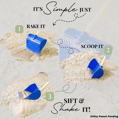 Show full view: Bee Jeweled Coop The Coop Scoop 2-in-1 Chicken Poop Scoop, Rake & Hand Shovel, 10-in handle slide 9 of 9