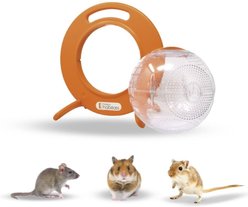 Happy Habitats Roam Ring Hamster Roam Ball Accessory, Orange, One Size slide 2 of 8