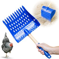 Bee Jeweled Coop The Coop Scoop 2-in-1 Chicken Poop Scoop, Rake & Hand Shovel, 10-in handle slide 1 of 9