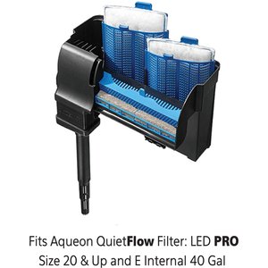 Aqueon QuietFlow Large Replacement Filter Cartridges, 15 count