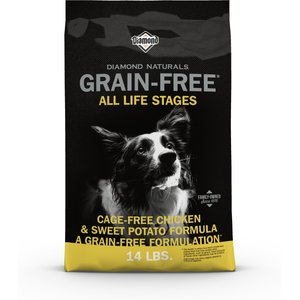 Diamond Naturals Grain-Free Chicken & Sweet Potato Formula Dry Dog Food, 14-lb bag