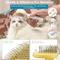 Show in main carousel: FURGO 3-in-1 Anti-static Steam Brush & Deshedding Tool for Dogs & Cats, Yellow, Long Head slide 4 of 9
