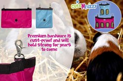 CuteNfuzzy Small Pet Feeder & Hanging Hay Bag with 6 Month Warranty, Purple, 9 x 1.5 x 11-in slide 2 of 9