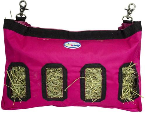 Show full view: CuteNfuzzy Small Pet Feeder & Hanging Hay Bag with 6 Month Warranty, Pink, 18 x 1.5 x 11-in slide 9 of 10