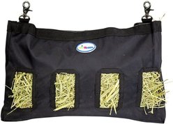CuteNfuzzy Small Pet Feeder & Hanging Hay Bag with 6 Month Warranty, Black, 18 x 1.5 x 11-in slide 1 of 9