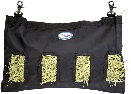 Show full view: CuteNfuzzy Small Pet Feeder & Hanging Hay Bag with 6 Month Warranty, Black, 18 x 1.5 x 11-in slide 9 of 10
