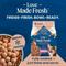 Show in main carousel: Blue Buffalo Love Made Fresh Fully Cooked Natural Beef Meatball Small Breed Dog Food, 1-lb pouch, case of 4 slide 10 of 11