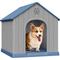 Show in main carousel: KAMABOKO Weatherproof Outdoor & Indoor Dog House, Medium, Blue slide 1 of 6