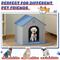 Show in main carousel: KAMABOKO Weatherproof Outdoor & Indoor Dog House, Medium, Blue slide 5 of 6
