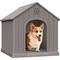 Show in main carousel: KAMABOKO Weatherproof Outdoor & Indoor Dog House, Medium, Grey slide 1 of 7