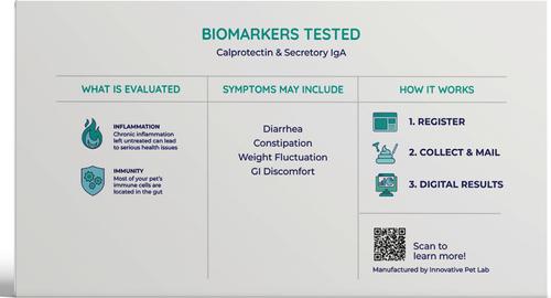 Show full view: Innovative Pet Lab Inflammation & Immunity Dog & Cat Gut Check Kit slide 10 of 10