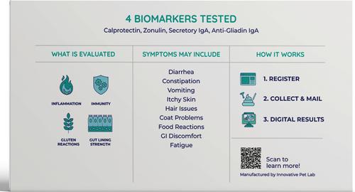 Show full view: Innovative Pet Lab Comprehensive Gut Check Test Kit for Cats slide 10 of 11