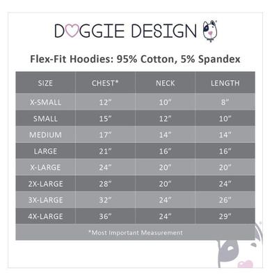 Show full view: Doggie Design Color-Block Solid Dog Hoodie, Pink on Gray, Small slide 4 of 5
