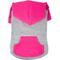 Show in main carousel: Doggie Design Color-Block Solid Dog Hoodie, Pink on Gray, Small slide 1 of 5