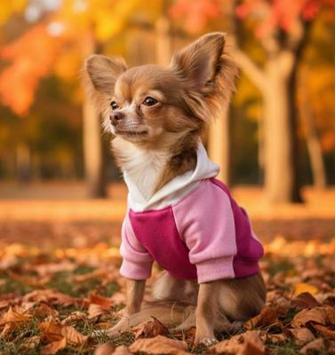 Show full view: Doggie Design Color-Block Solid Dog Hoodie, Pink on Pink, XXXX-Large slide 3 of 5