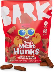 BARK Beefy Meat Hunks Beef Recipe Soft & Chewy Dog Treats, 24-oz bag