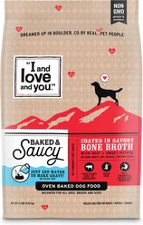 I and Love and You Baked and Saucy Beef and Sweet Potatoes Dry Dog Food, 21-lb bag