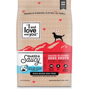 I and Love and You Baked and Saucy Beef and Sweet Potatoes Dry Dog Food, 21-lb bag