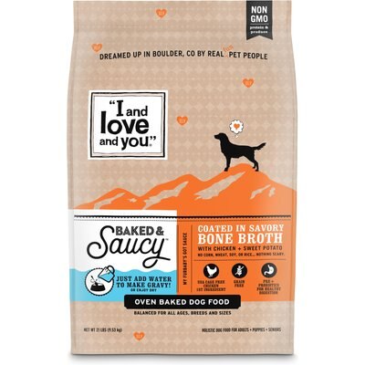 I and Love and You I and Love and You Baked & Saucy Chicken & Sweet Potato Dog Food, 21-lb bag