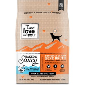I and Love and You Baked & Saucy Chicken & Sweet Potato Dog Food, 10.25-lb bag