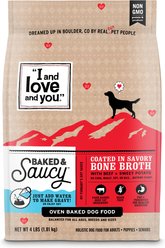 I and Love and You Baked and Saucy Beef and Sweet Potatoes Dry Dog Food, 4-lb bag