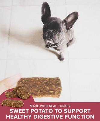 Show full view: Plato Original Real Strips Turkey & Sweet Potato Recipe Grain-Free Dog Treats, 6-oz bag slide 5 of 10