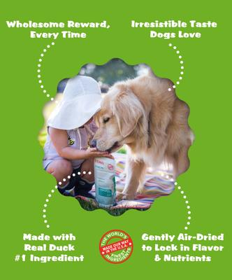 Show full view: Plato Original Real Strips Duck Recipe Dog Treats, 18-oz bag slide 5 of 11