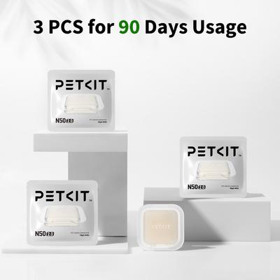 Show full view: PETKIT Pet Odor Eliminator N50 2.0 Cat Deodorizer for PuraMax Litter Box, 3 count slide 5 of 9