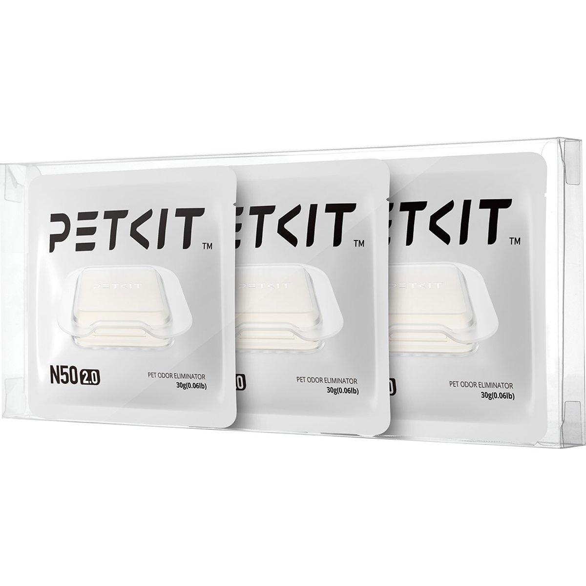 PETKIT Pet Odor Eliminator N50 2.0 Deodorizer for Pura Max & Purobot Max Pro Litter Box, 3 count