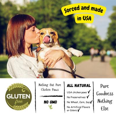 Show full view: American Paws Dehydrated Chicken Feet Dog Treats, 3-lb bag slide 8 of 8