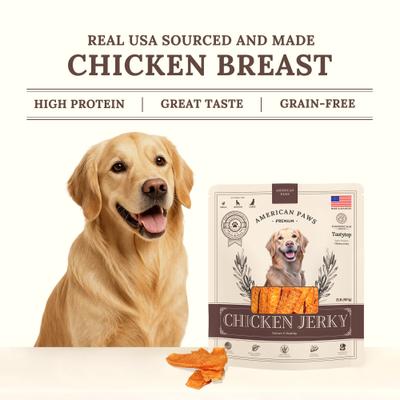 Show full view: American Paws Chicken Breast Jerky Dog Treats, 2-lb bag slide 4 of 8