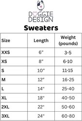 Doggie Design Combed Cotton Snowflake & Hearts Dog Sweater, Blue, X-Large slide 2 of 4