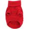 Show in main carousel: Doggie Design Combed Cotton Cable Knit Solid Dog Sweater, Fiery Red, Medium slide 2 of 4